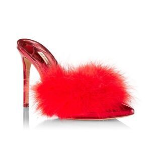 Sophia Webster Delicia Marabou Mules size 38